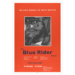 The Blue Rider Group vintage exhibition poster
